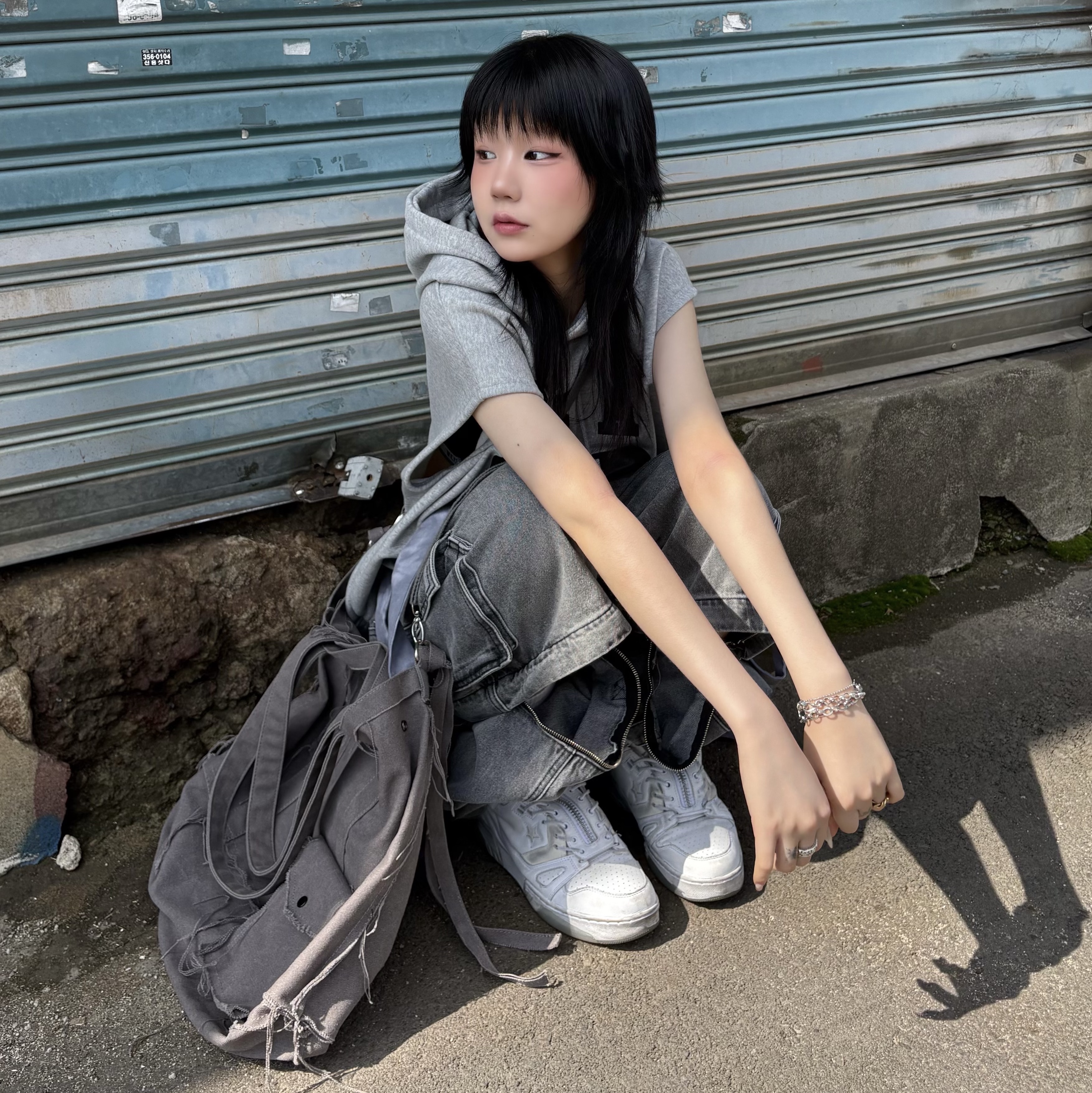 Converse x Takahiromiyashita The Soloist ERX 260 Mid White 착용 스타일 - 4