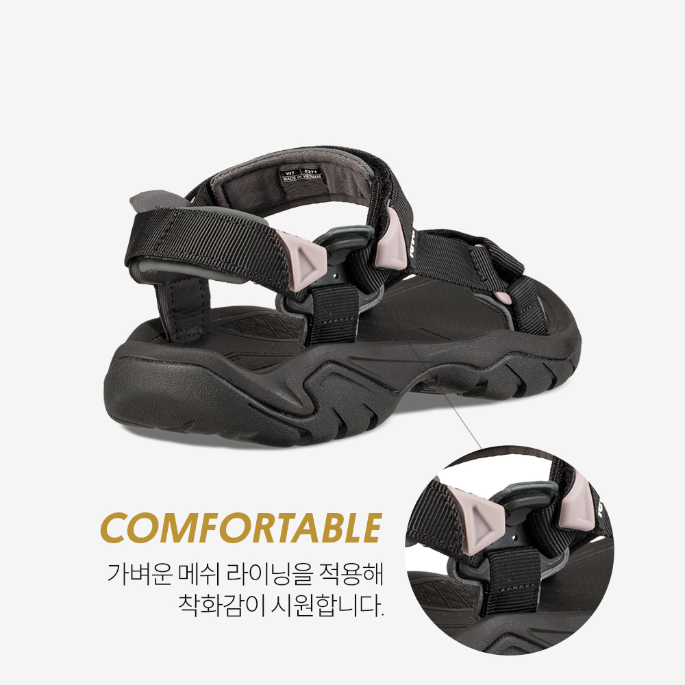 테바 여성 테라 파이 5 유니버설 BLK(TEVA Women Terra Fi 5 Universal BLK) - 4