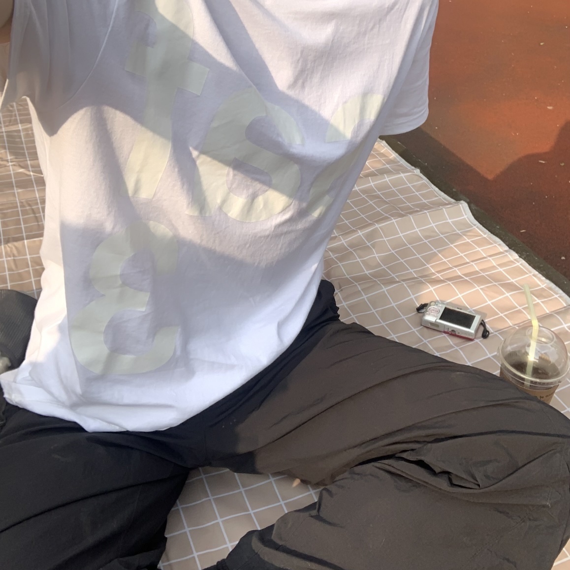 [예약 배송][KREAM 단독] Safarispot Basic Safari T-Shirt White, Adidas Samba OG Black White Gum 착용 스타일 - 2
