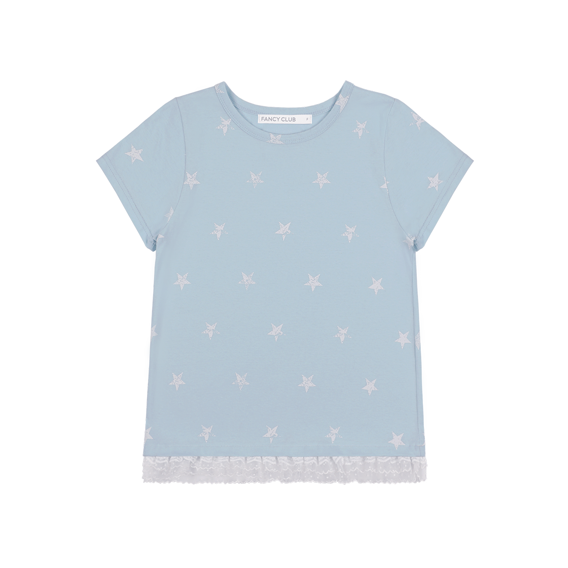 팬시클럽 레이스 스타 레이어드 티 스카이 블루