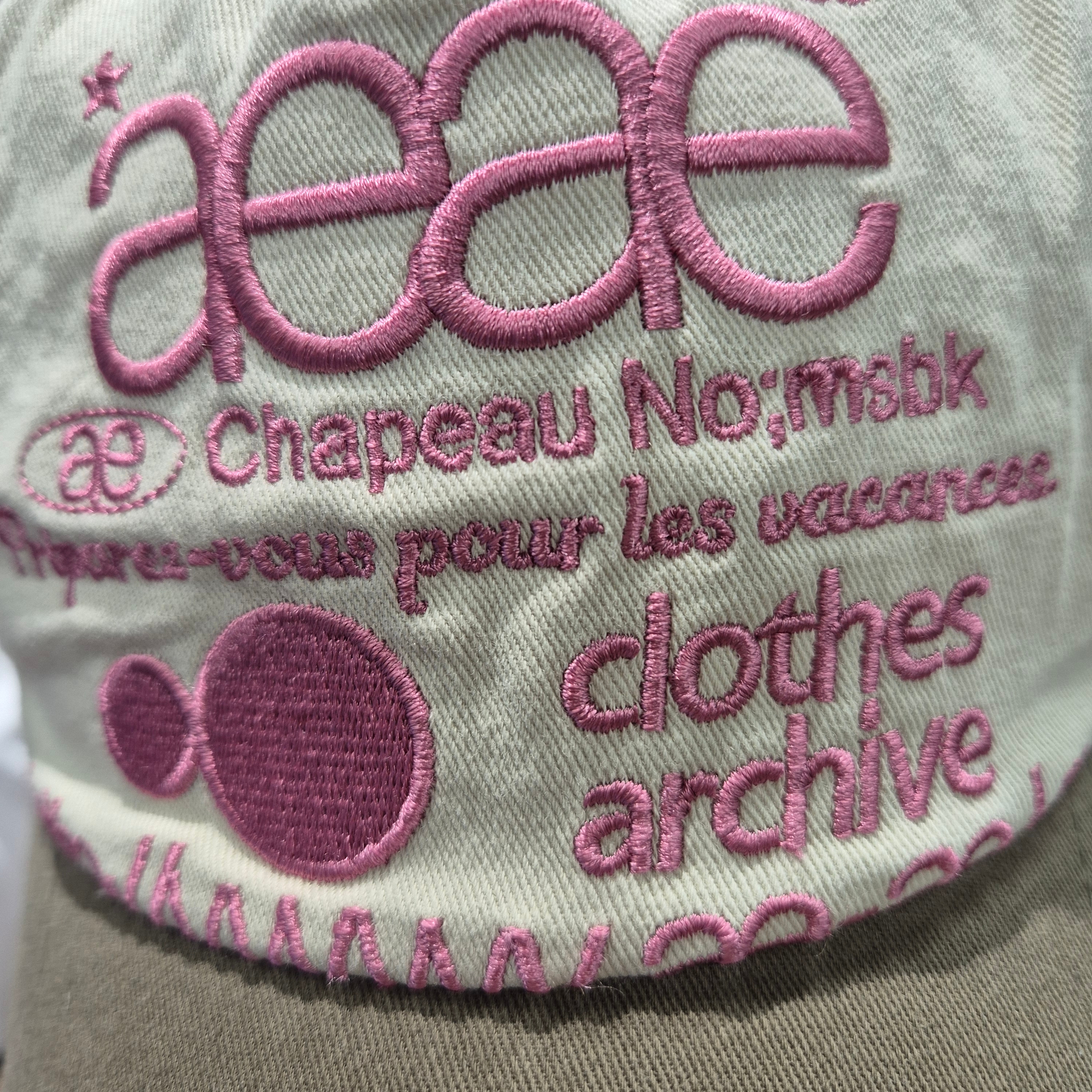 Aeae Web Logo Mesh Cap Olive Beige 착용 스타일