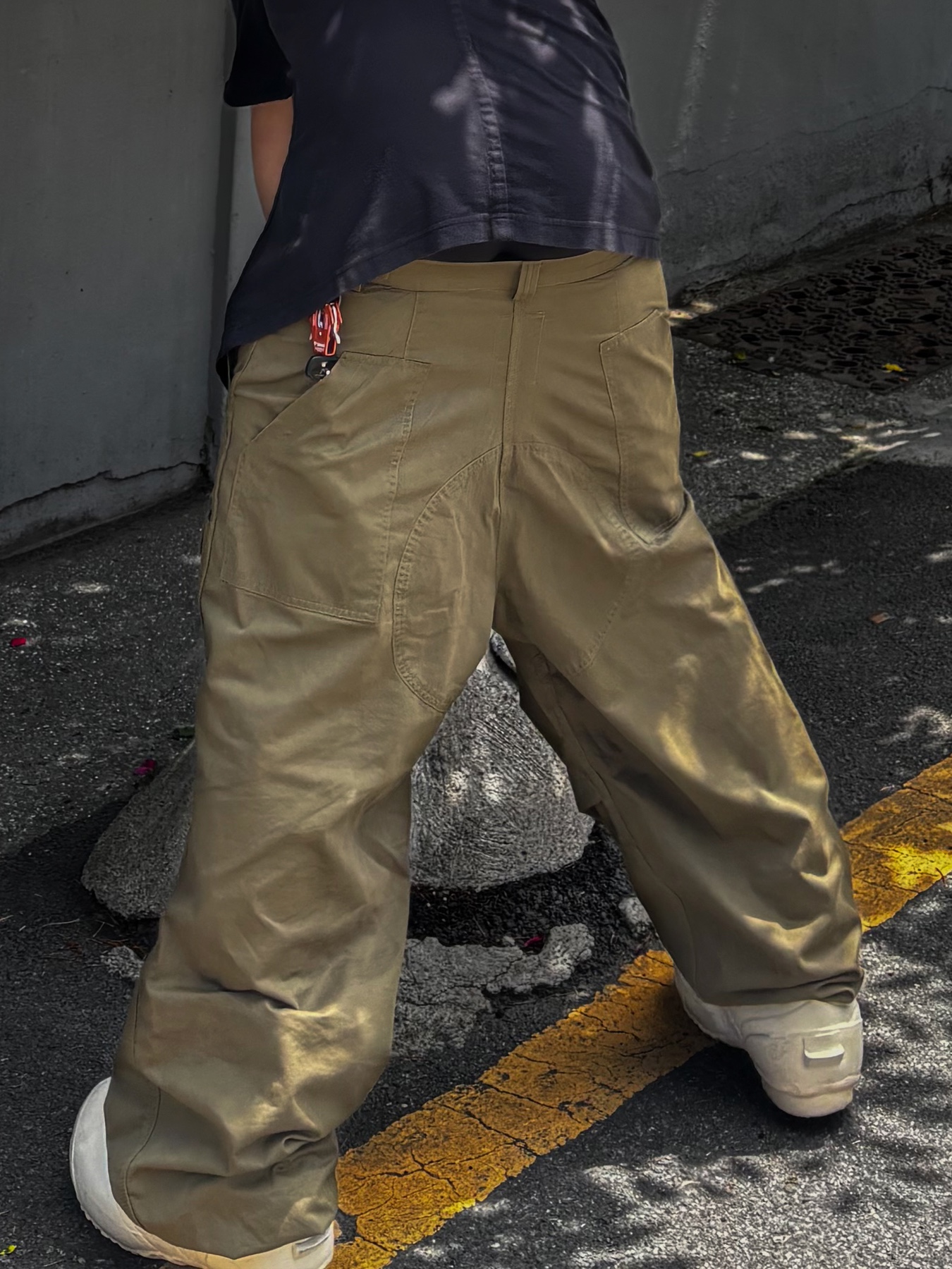 Wapworks Utility 3T Lite Cargo khaki 착용 스타일 - 5