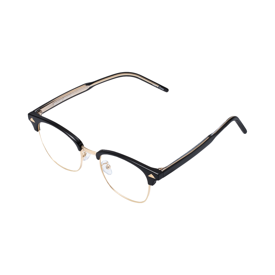 Yleen Silver Blue Light Glass Black RECLOW Yleen Silver Blue Light Glass Black