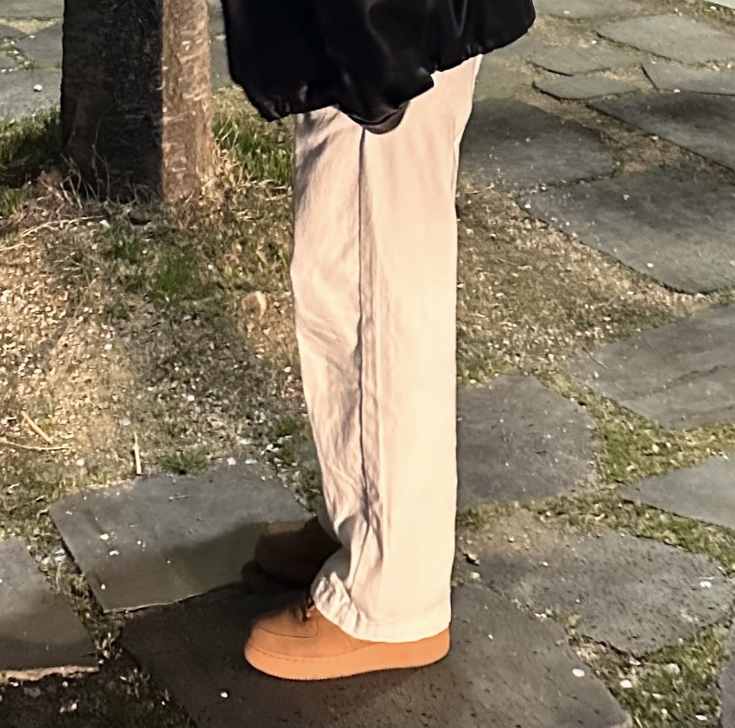 Nike Air Force 1 '07 WB Flax 착용 스타일