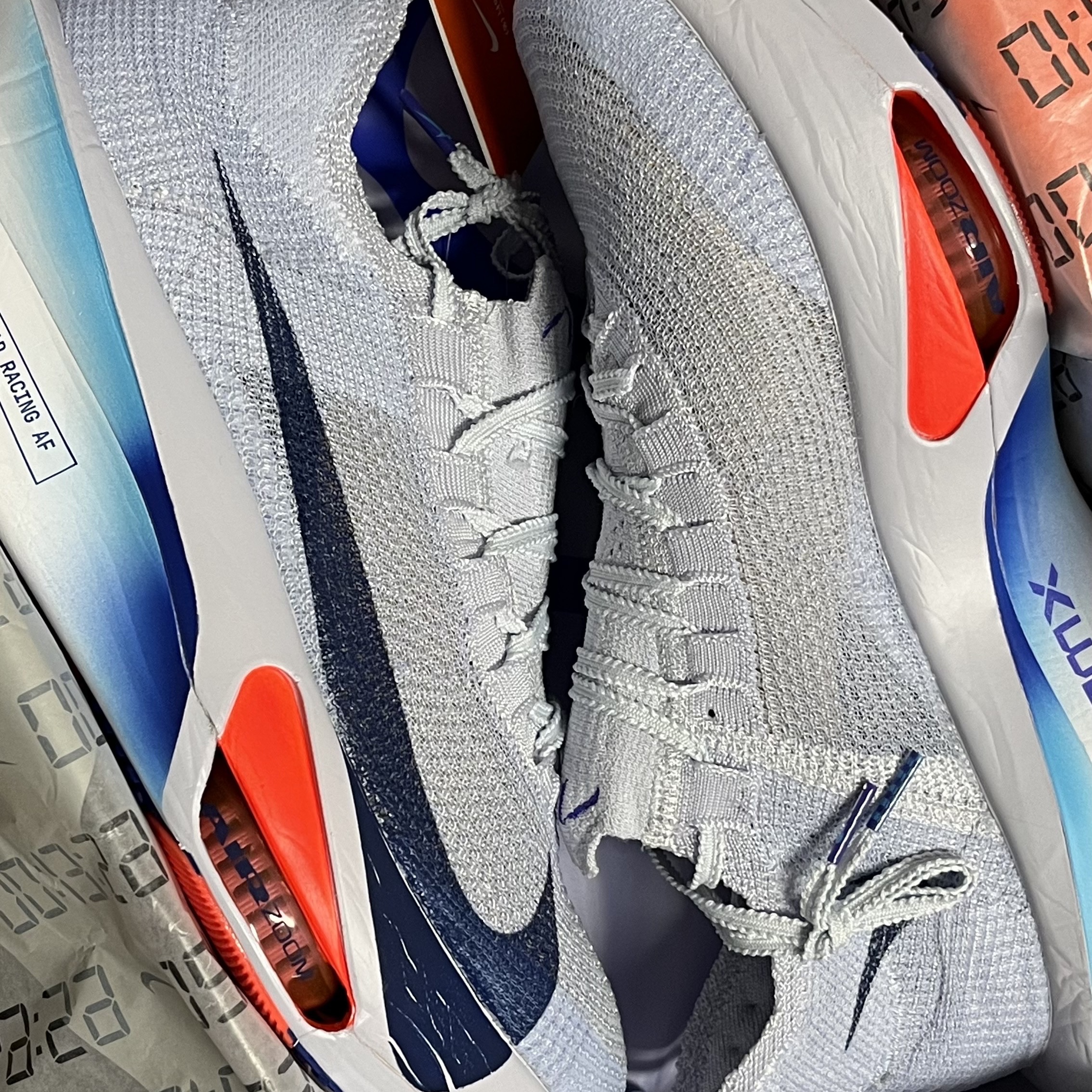 Nike Air Zoom Alphafly Next% 3 Football Grey Ghost 착용 스타일
