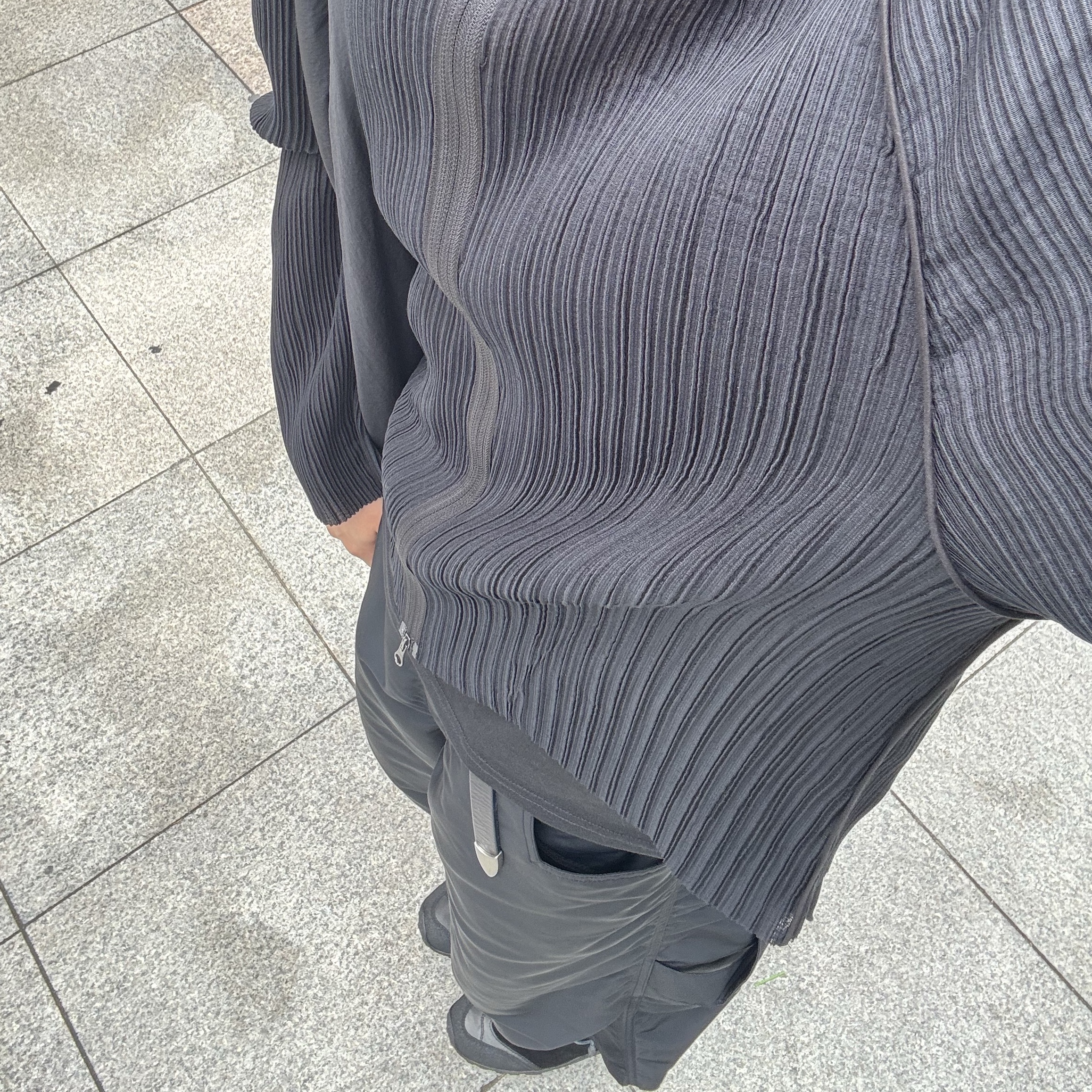 Kamien 247 Nylon Bermuda Pants Black 착용 스타일 - 1