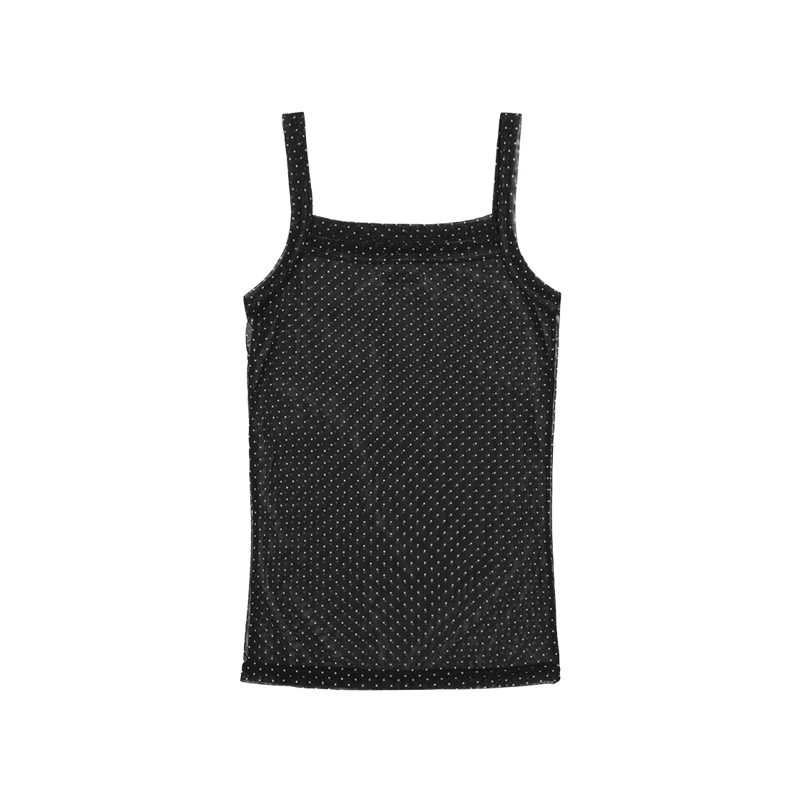 F25QB134BL Fancy Club 3-Way Dot Mesh Layered Sleeveless Sky Blue - #6