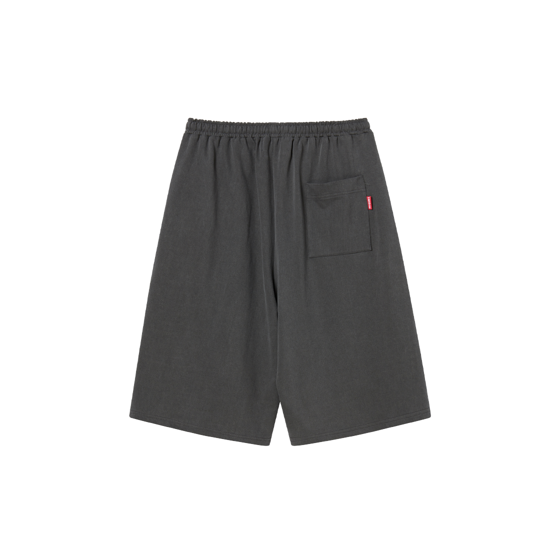 엔 아카이브 빈티지 가먼트 코튼 스웨트 하프 팬츠 차콜 그레이(N ARCHIVE Vintage Garments Cotton 1/2 Sweat Pants Charcoal Gray) - 2