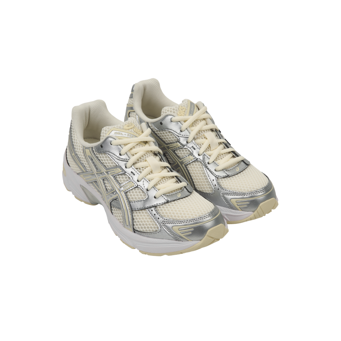 1202A164-107 (W) Asics Gel-1130 Cream Pure Silver - #4