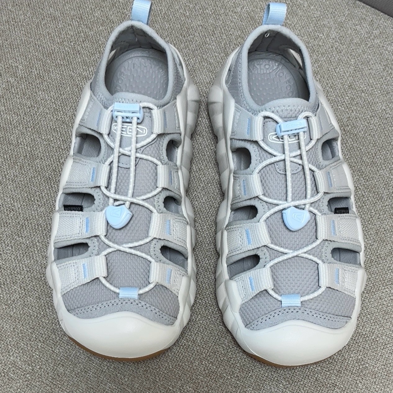 (W) Keen Hyperport H2 Sandal Alloy Skyway 착용 스타일 - 1