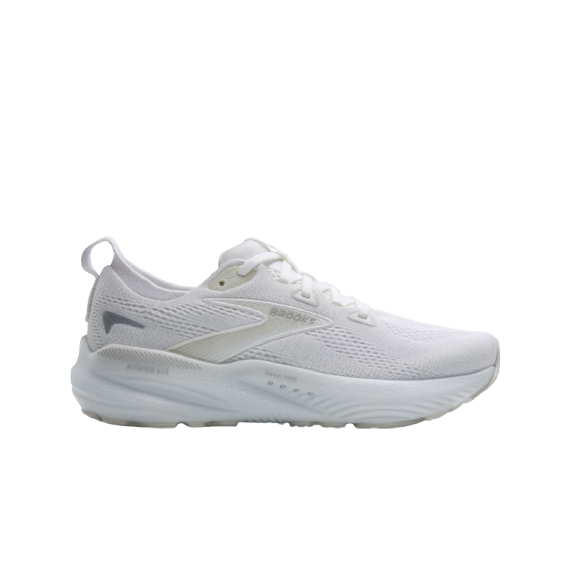 (W) 브룩스 러닝 글리세린 GTS 22 화이트 - B 미디움((W) Brooks Running Glycerin GTS 22 White - B Medium)