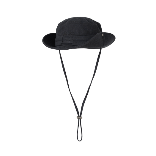 ML561WBK Millo Archive Washed Draw String Bucket Hat Washed Black