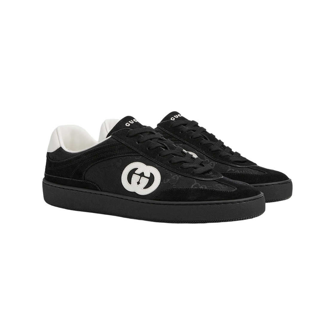 구찌 G75 스니커즈 블랙 스웨이드(Gucci G75 Sneakerss Black Suede) - 2
