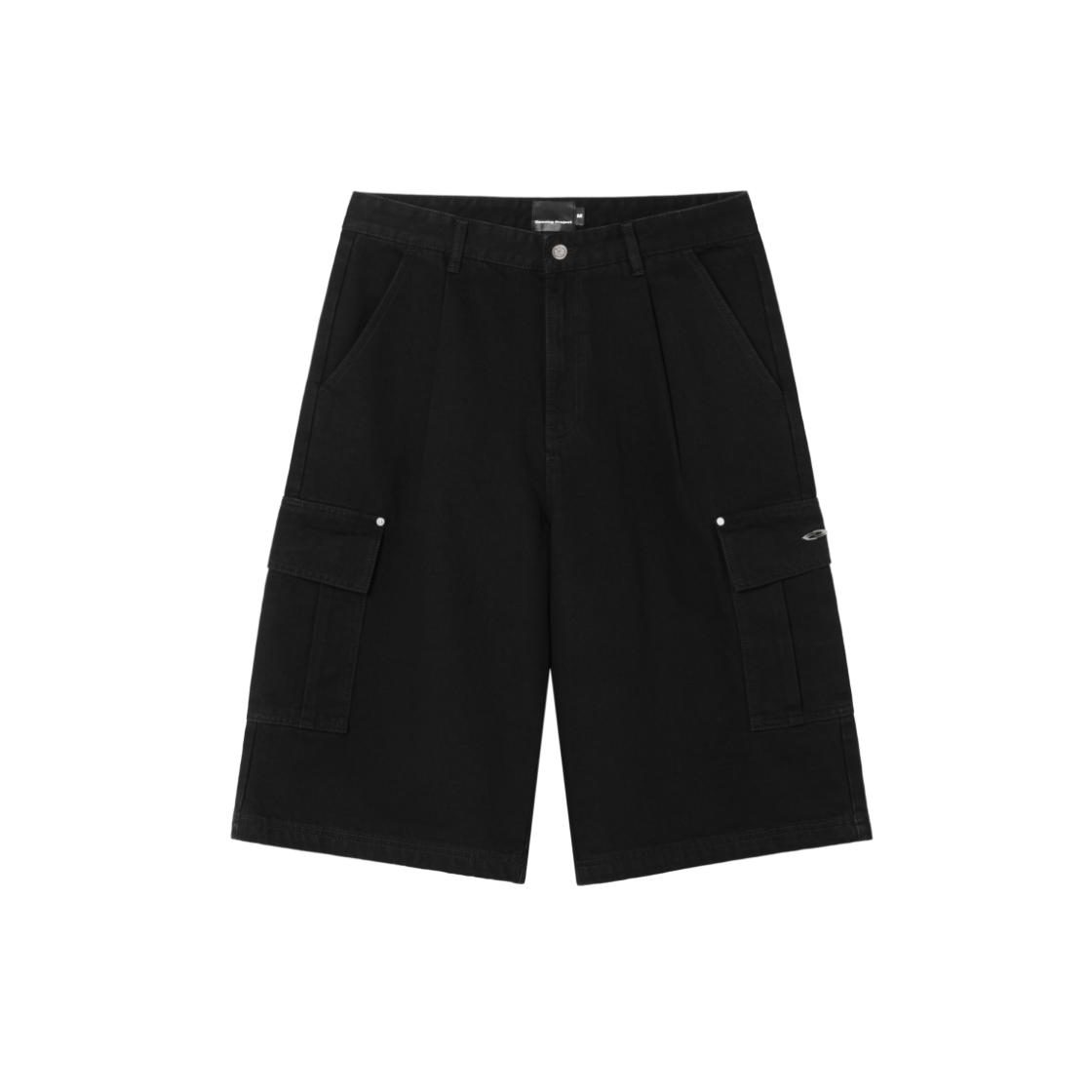 OP252UPT02BK00 Opening Project Cargo Pocket Bermuda Pant Black - 대표 이미지 #1