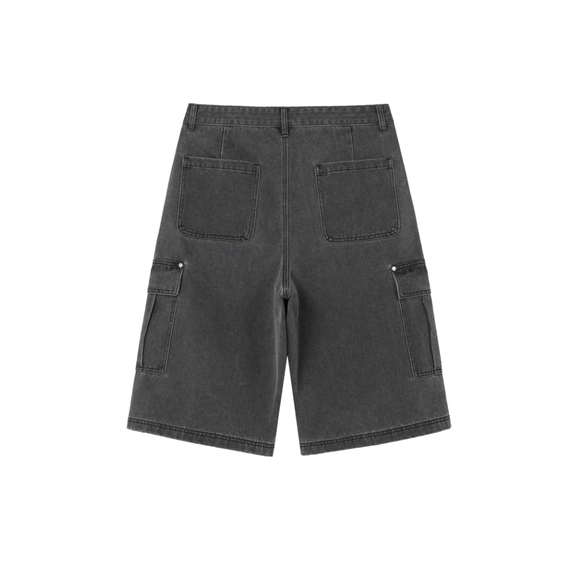 OP252UPT02CC00 Opening Project Cargo Pocket Bermuda Pant Charcoal - #2