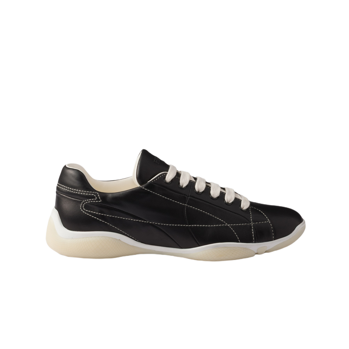 2EE429-038-F0632 Prada Nappa Leather Sneakers Black
