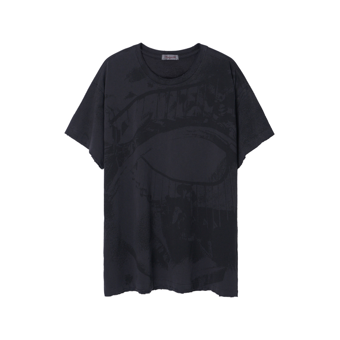 아마이유우츠 넘브 티 페이드 블랙(Amaiyuutsu Numb Tee Faded Black)