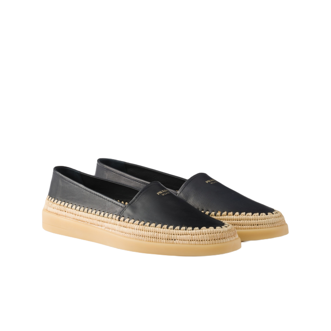 프라다 나파 레더 에스파드리유 네이비(Prada Nappa Leather Espadrilles Navy) - 2
