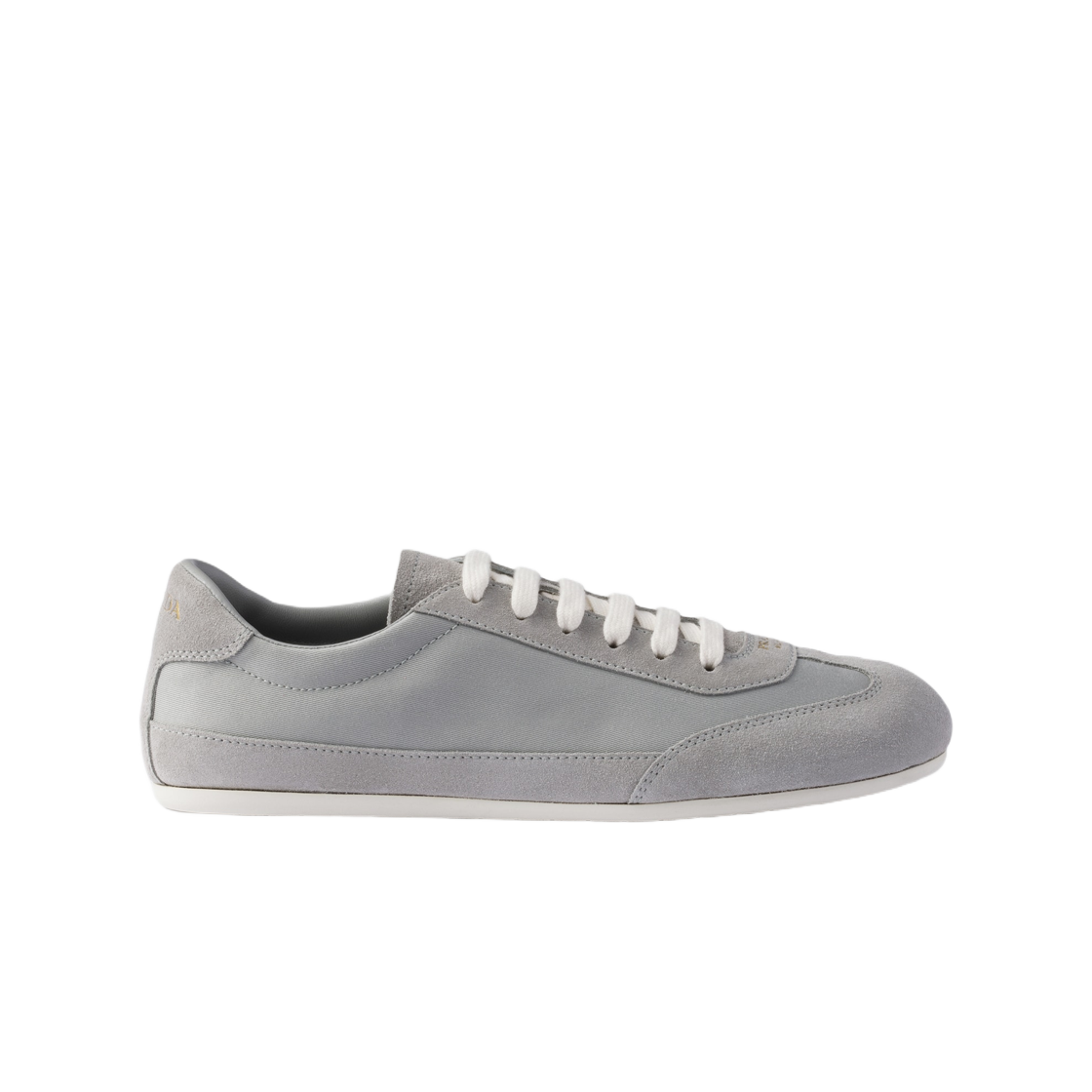 프라다 스웨이드 앤 패브릭 스니커즈 클라우디 그레이(Prada Suede and Fabric Sneakers Cloudy Gray) - 1