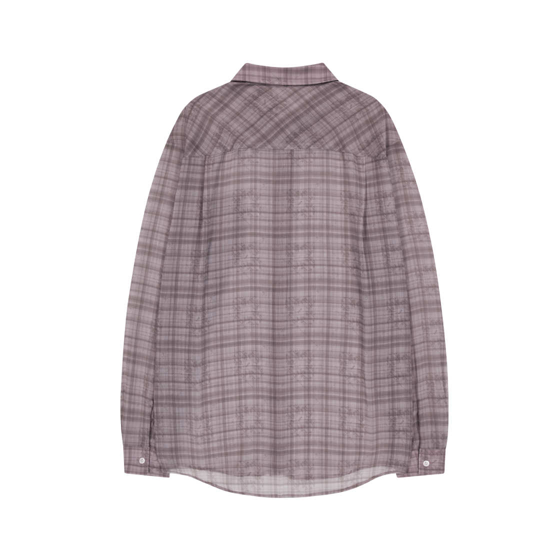 오호스 오버 체크 셔츠 핑크(OJOS Over Check Shirts Pink) - 2