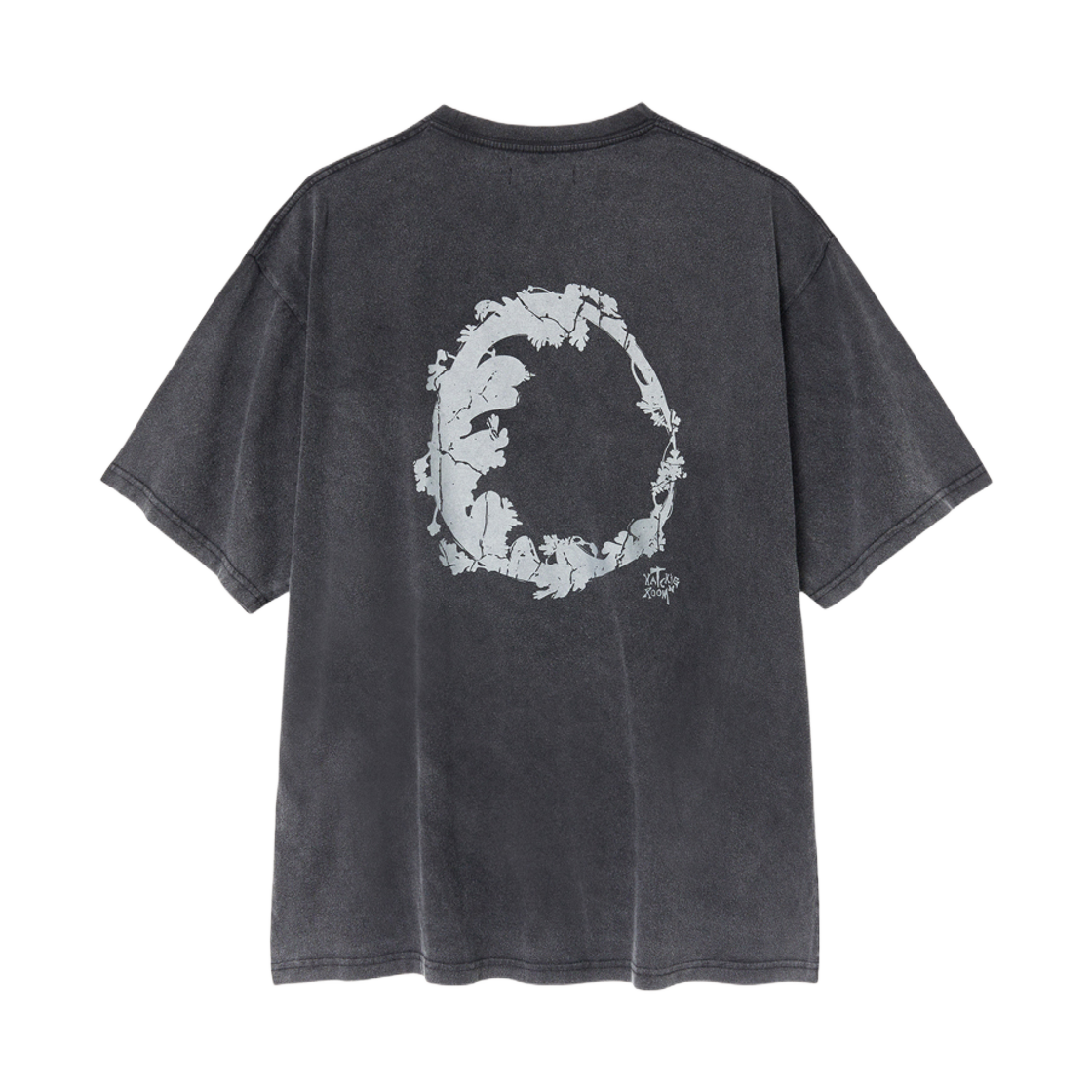해칭룸 플로럴 에그 티셔츠 1/2 블랙(Hatchingroom Floral Egg T-shirt 1/2 Black) - 2