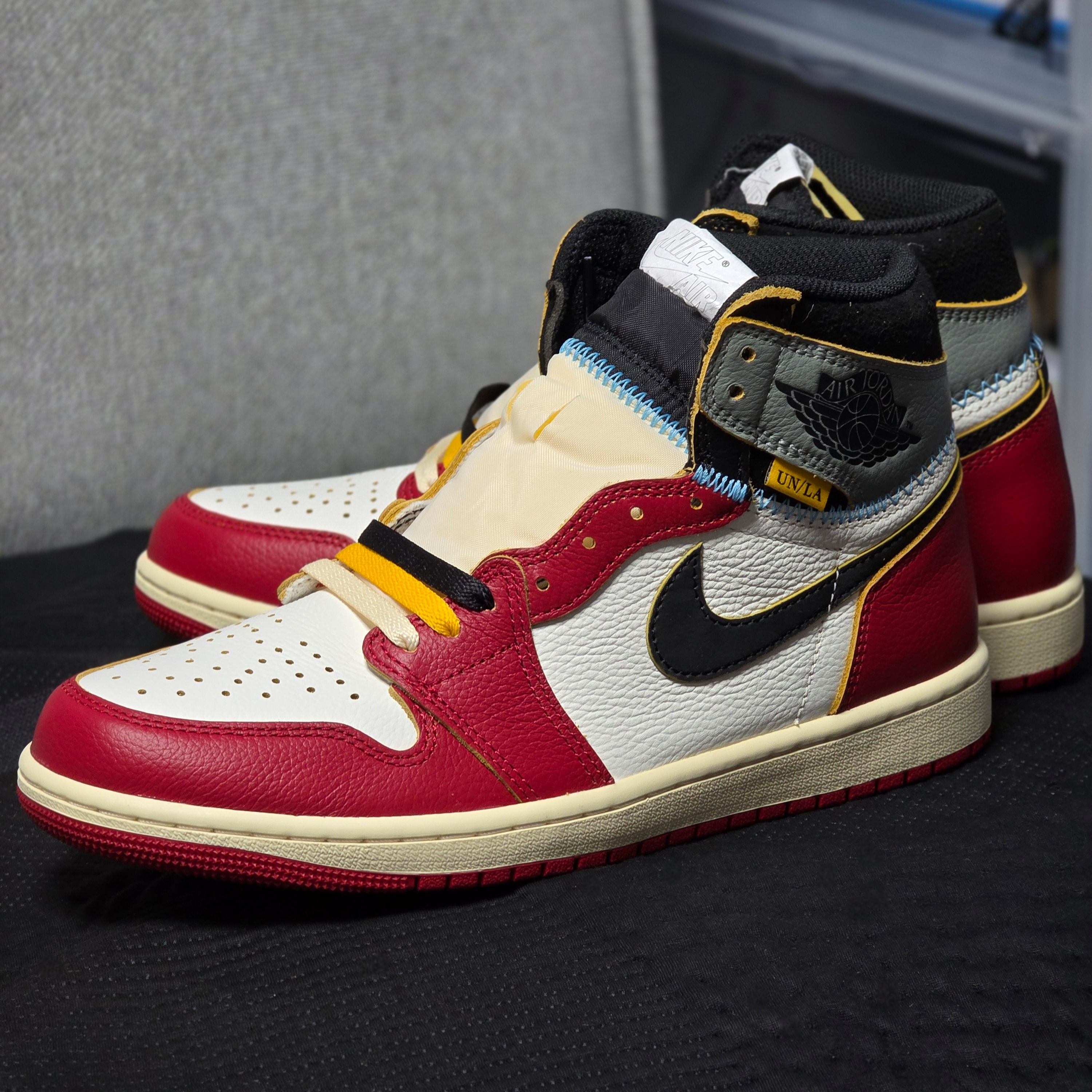 Jordan 1 x Union Retro High OG Chicago Shadow 착용 스타일 - 1