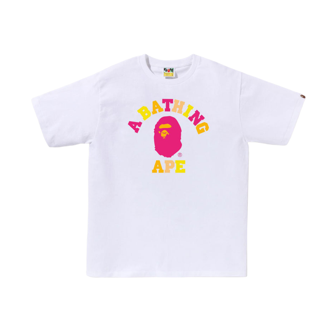 - BAPE Colors College T-Shirt White