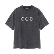 Hatchingroom Floral Egg T-shirt 1/2 Black