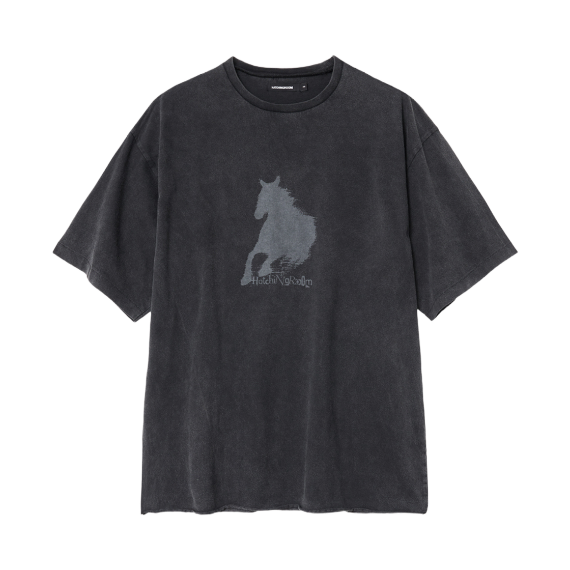 해칭룸 홀스 티셔츠 블랙(Hatchingroom Horse T-shirt Black) - 1