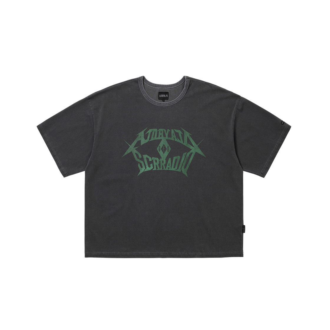 SA252TE001CH AJOBYAJO SCR x AJOBYAJO Wide T-shirt Charcoal - #2