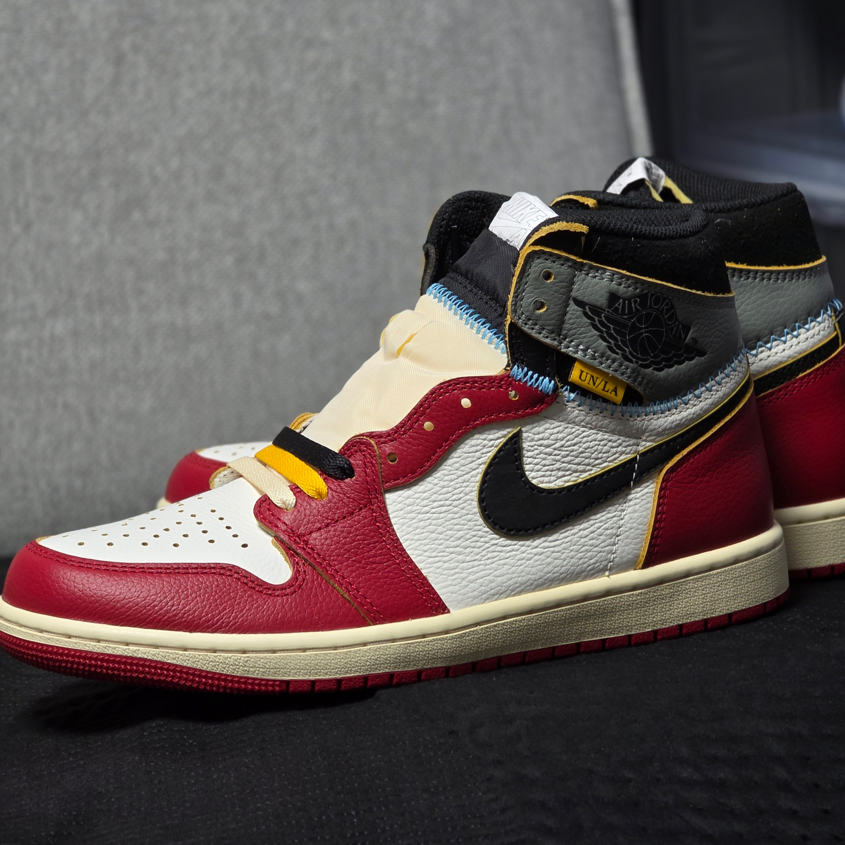 Jordan 1 x Union Retro High OG Chicago Shadow 착용 스타일 - 2