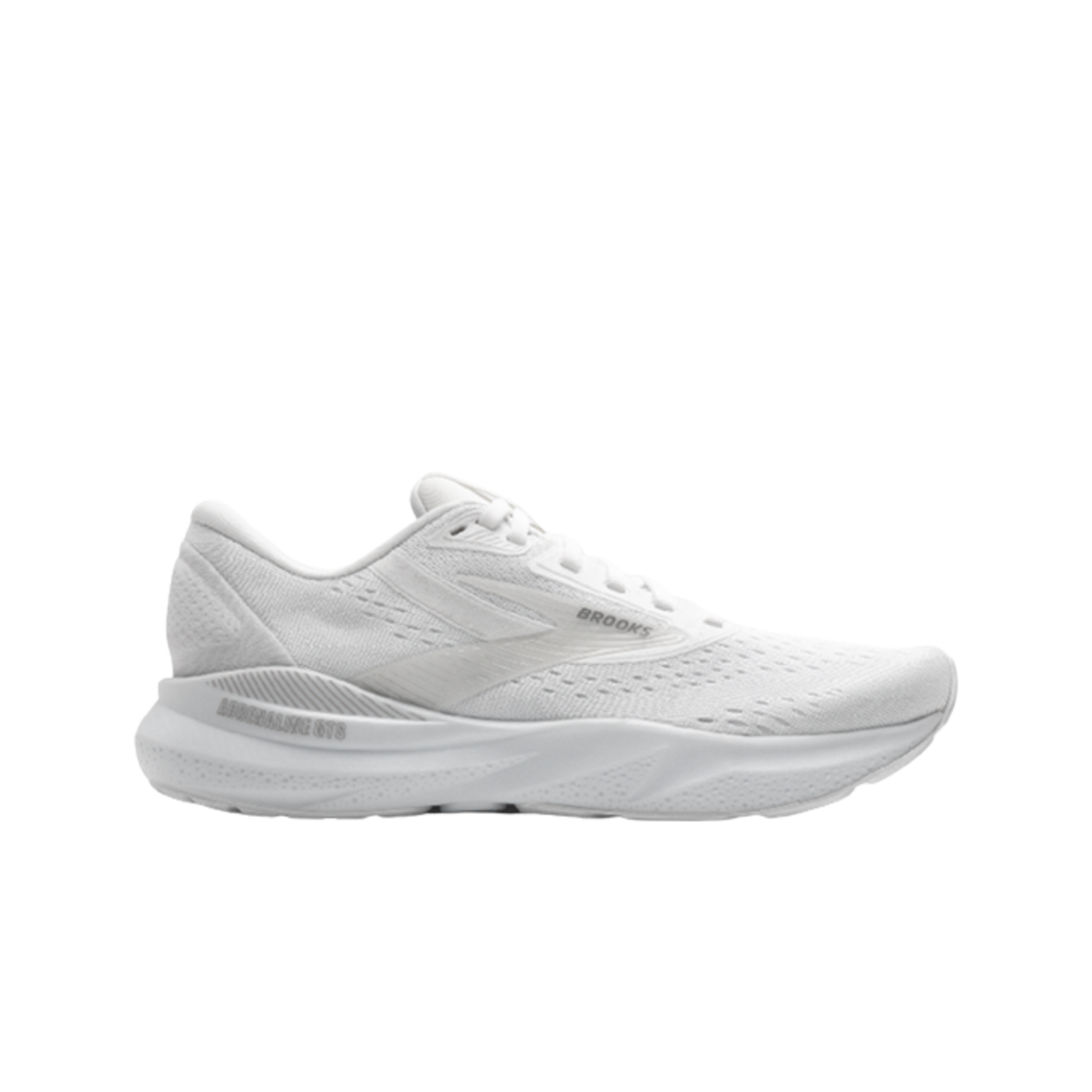 (W) 브룩스 러닝 아드레날린 GTS 24 화이트 - D 와이드((W) Brooks Running Adrenaline GTS 24 White - D Wide)