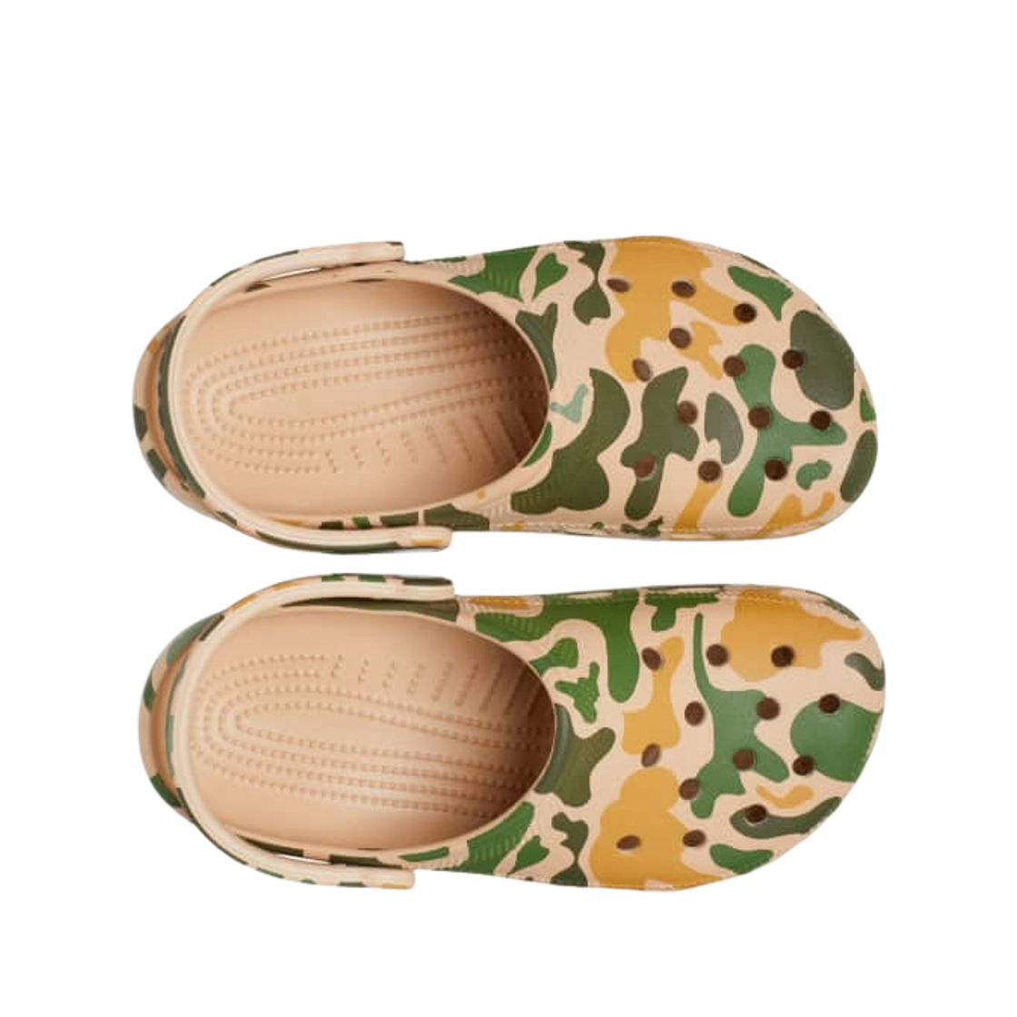 크록스 클래식 프린티드 카모 클로그 차이 탄(Crocs Classic Printed Camo Clog Chai Tan) - 2