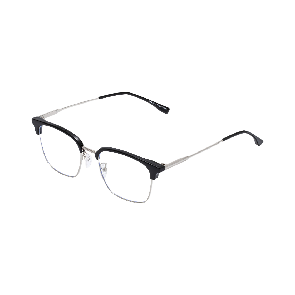 Tr B210 Black Silver Glass Blue Light RECLOW Tr B210 Black Silver Glass Blue Light