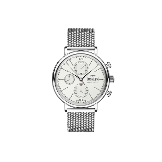 IT457TK5NE4L IWC Portofino Chronograph 42 IW391011 Silver Stick