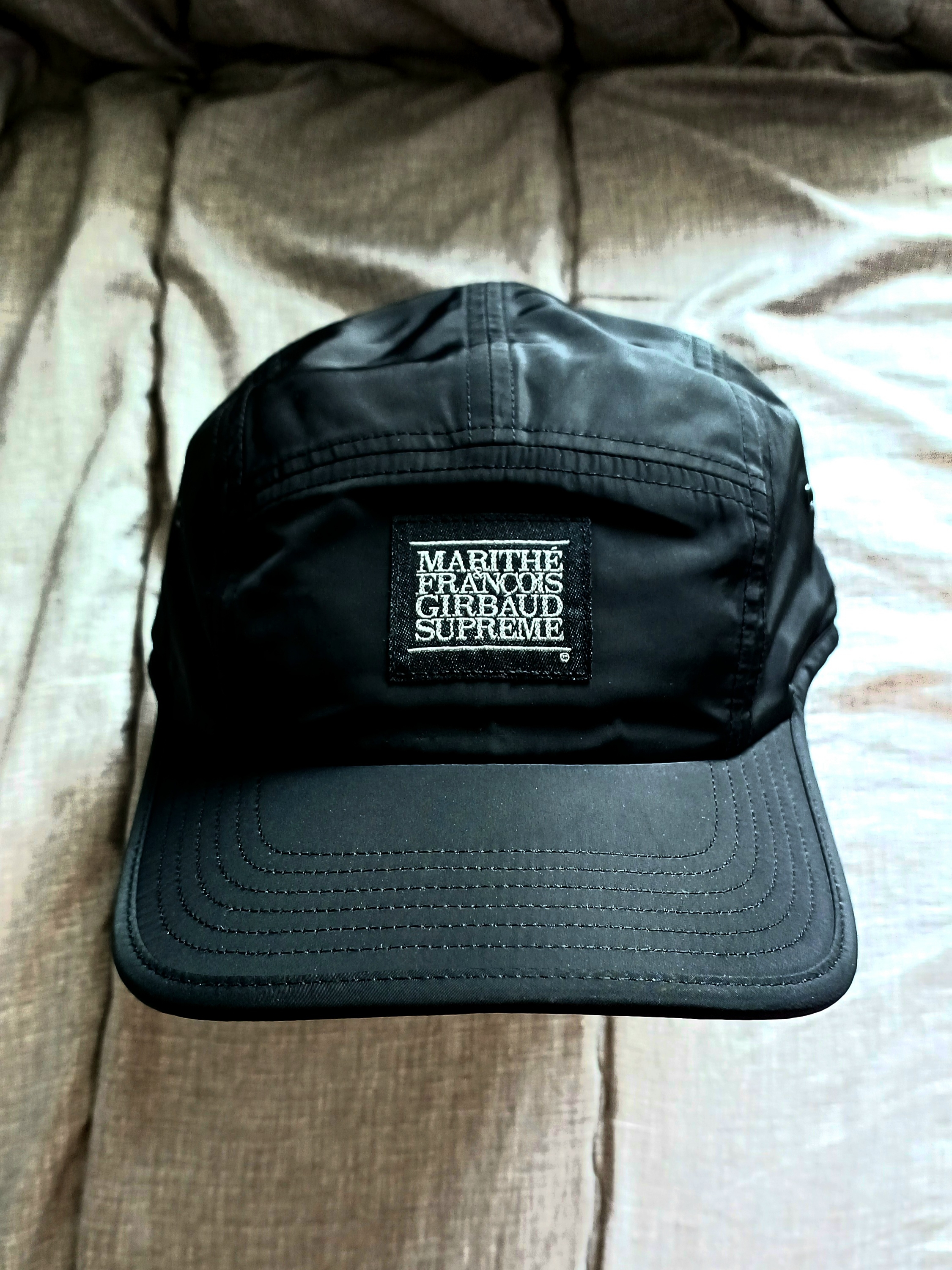 Supreme x Marithe Francois Girbaud Sport Camp Cap Black - 25SS 착용 스타일