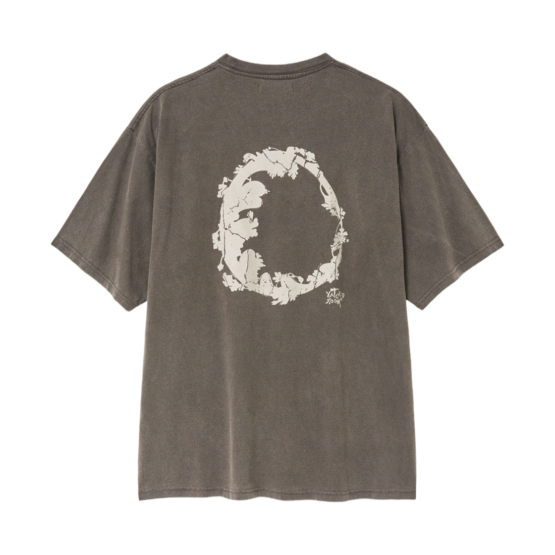 해칭룸 플로럴 에그 티셔츠 1/2 다크 브라운(Hatchingroom Floral Egg T-shirt 1/2 Dark Brown) - 2