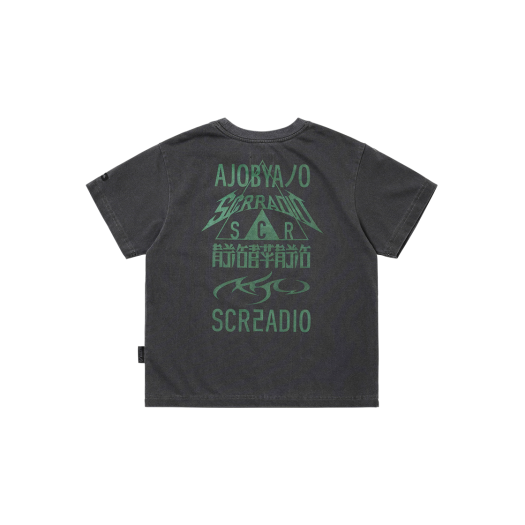 SA252TE002CH AJOBYAJO SCR x AJOBYAJO Mini T-shirt Charcoal