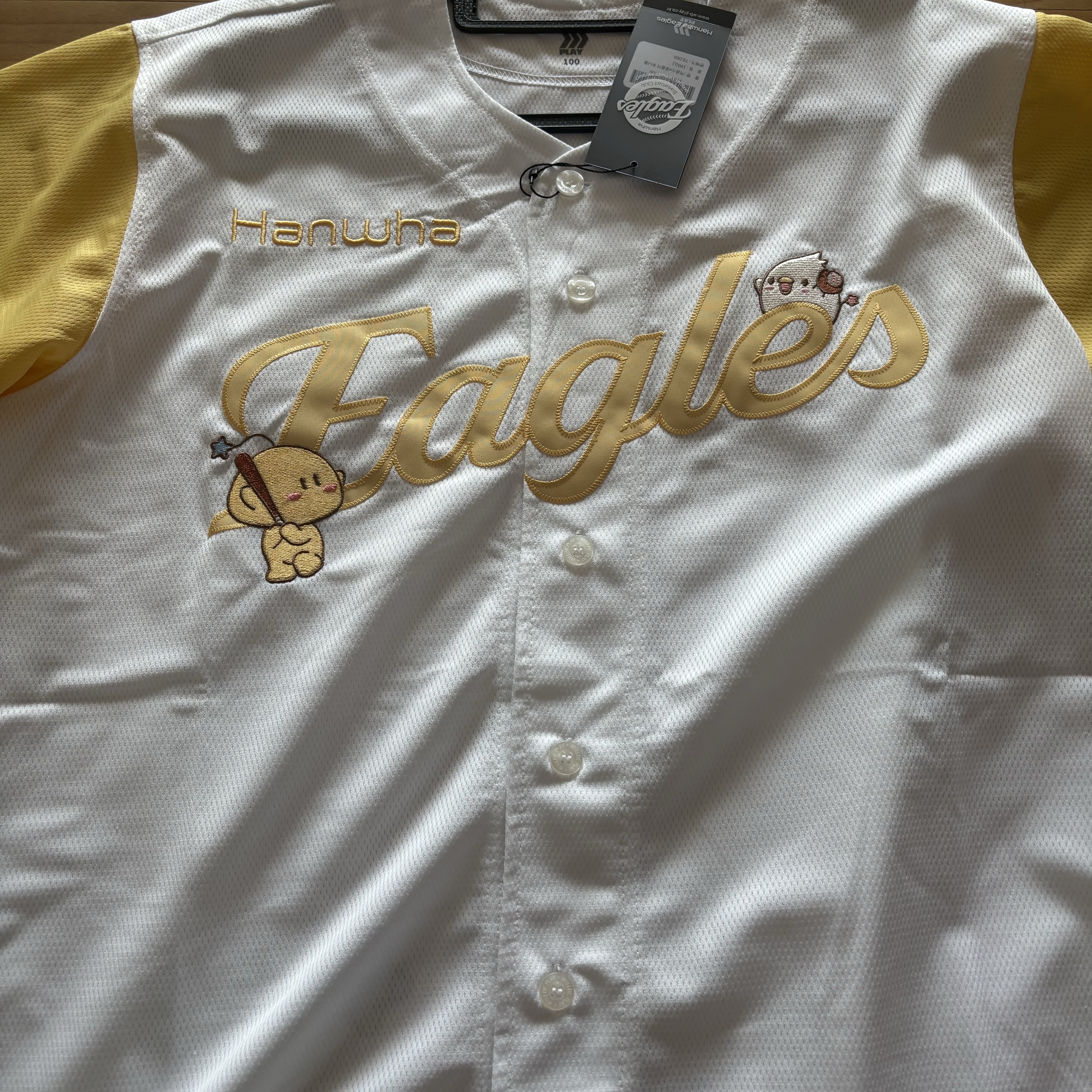 Hanwha Eagles X KUMDORI Uniform(Non Marking Ver.) 착용 스타일