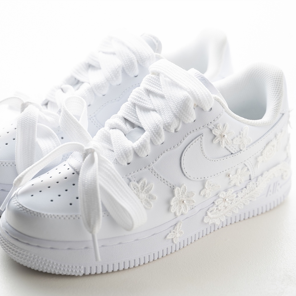 (W) Nike Air Force 1 '07 Low White 착용 스타일 - 6