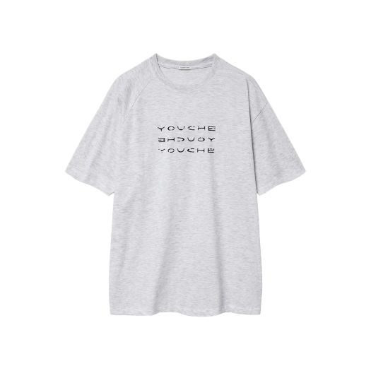 YPA25SSTS01GR Youche SR Dual Short Sleeve Tee Heather gray
