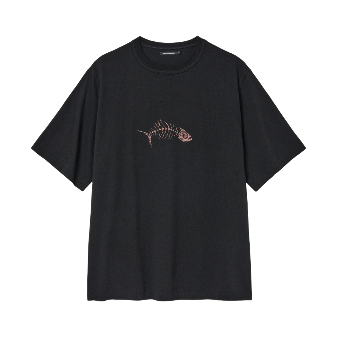 해칭룸 페이즐리 본 피쉬 티셔츠 블랙(Hatchingroom Paisley Bone Fish T-shirt Black) - 1