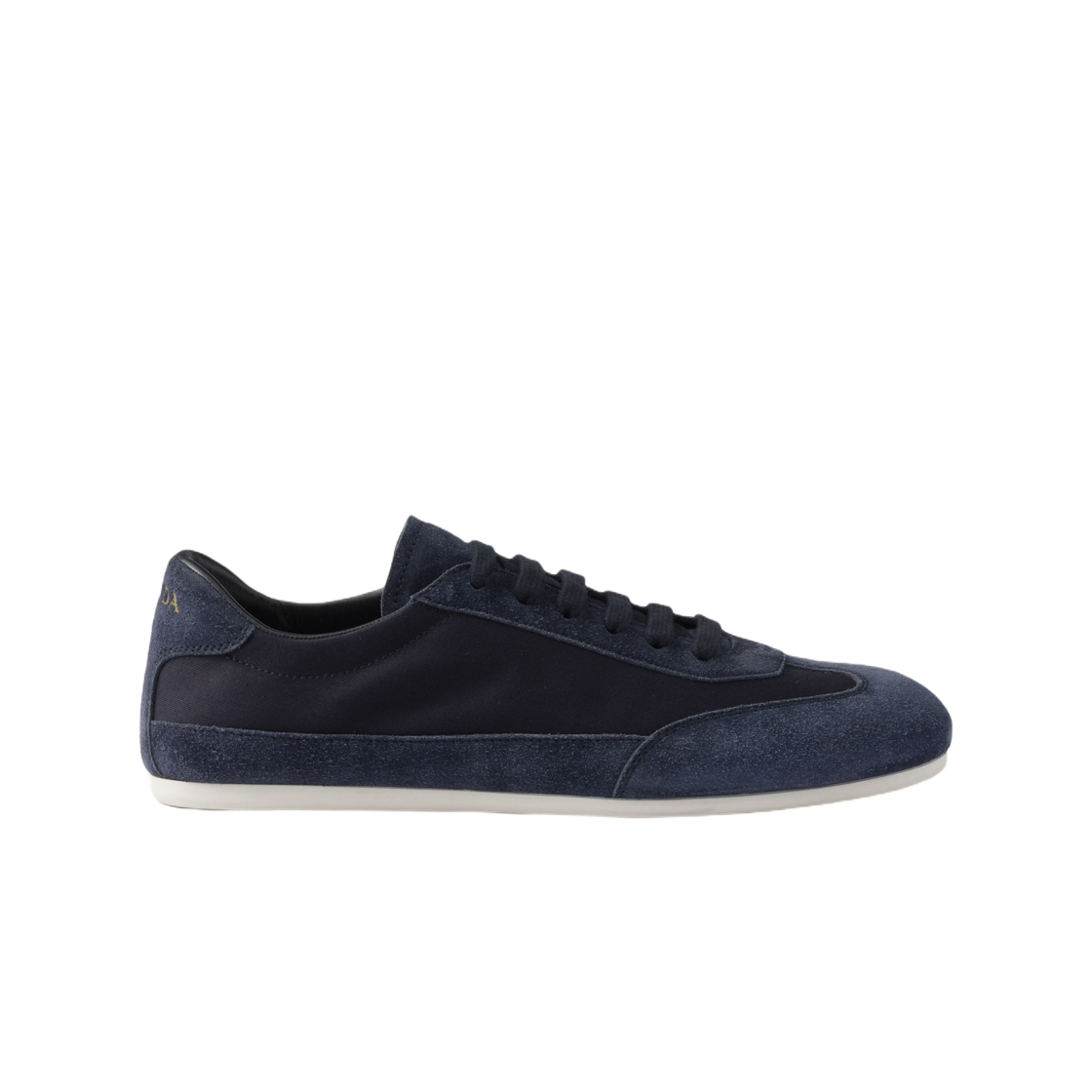 프라다 스웨이드 앤 패브릭 스니커즈 네이비(Prada Suede and Fabric Sneakers Navy) - 1