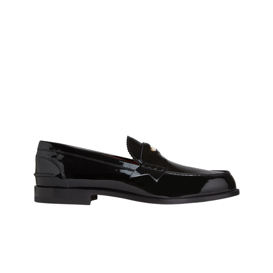 크리스찬 루부탱 페니 나이트 스트라스 페이턴트 레더 로퍼 블랙(Christian Louboutin Penny Night Strass Patent Leather Loafers in Black) - 1