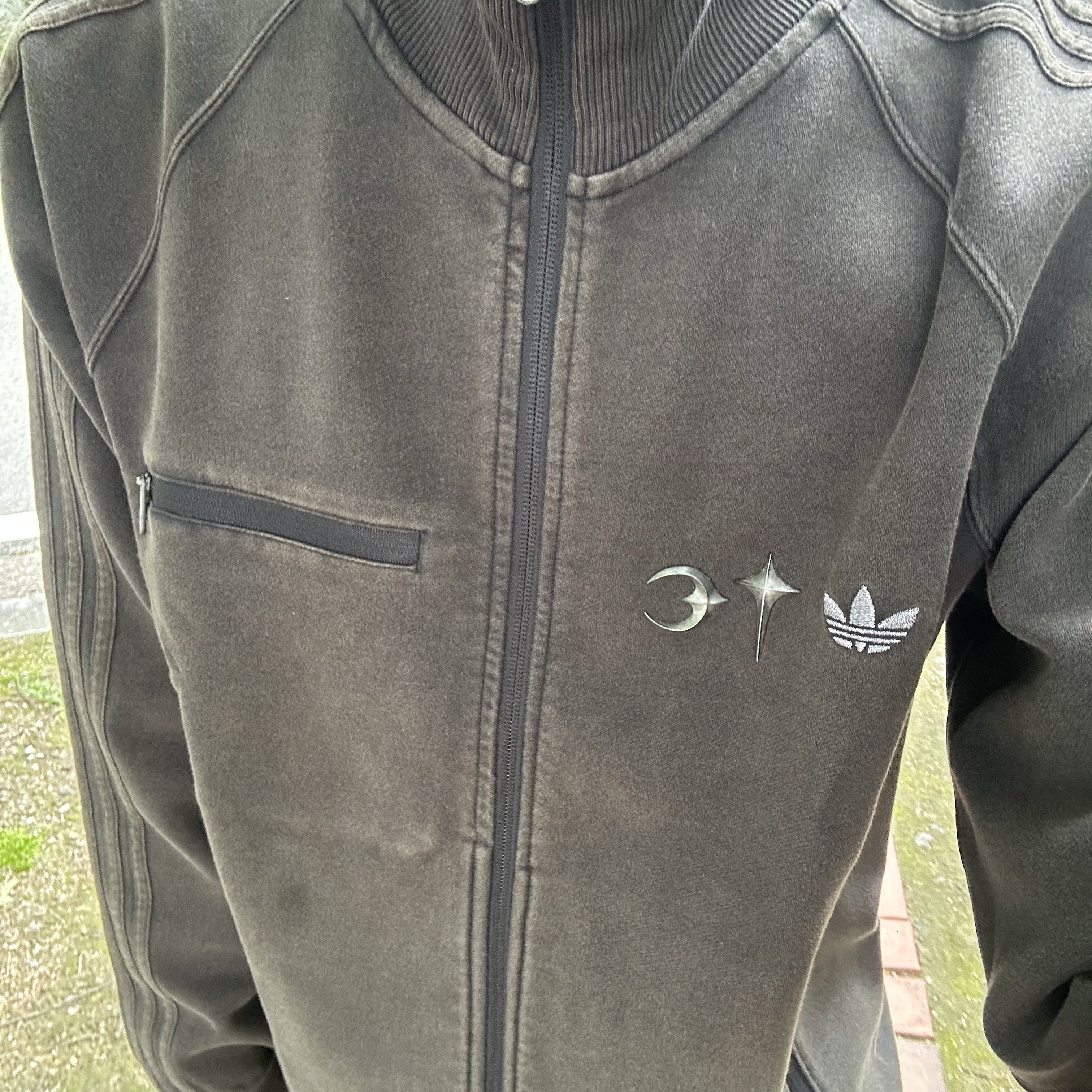 Adidas x Thug Club Track Top Black - KR Sizing 착용 스타일