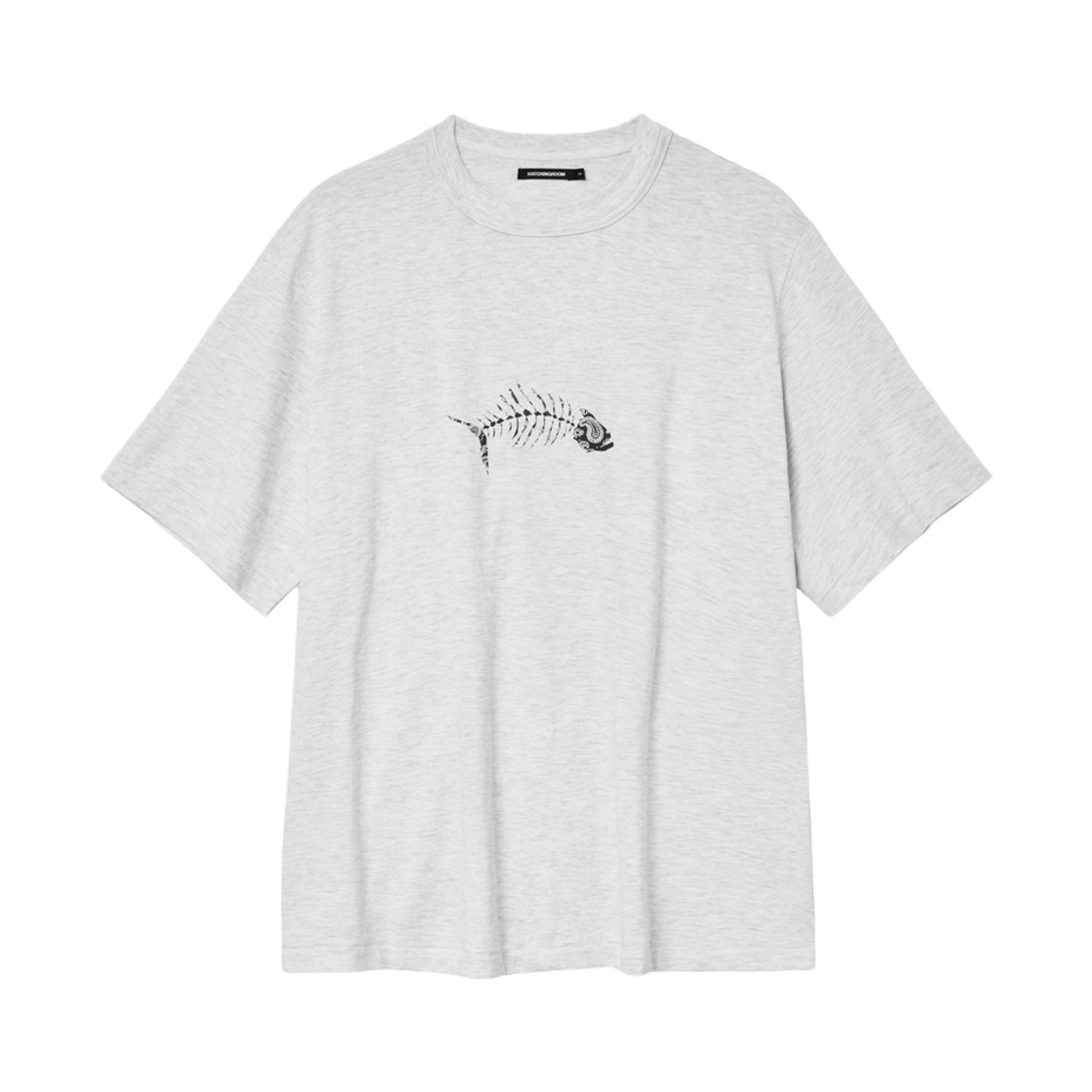 - Hatchingroom Paisley Bone Fish T-shirt 1% M.Grey