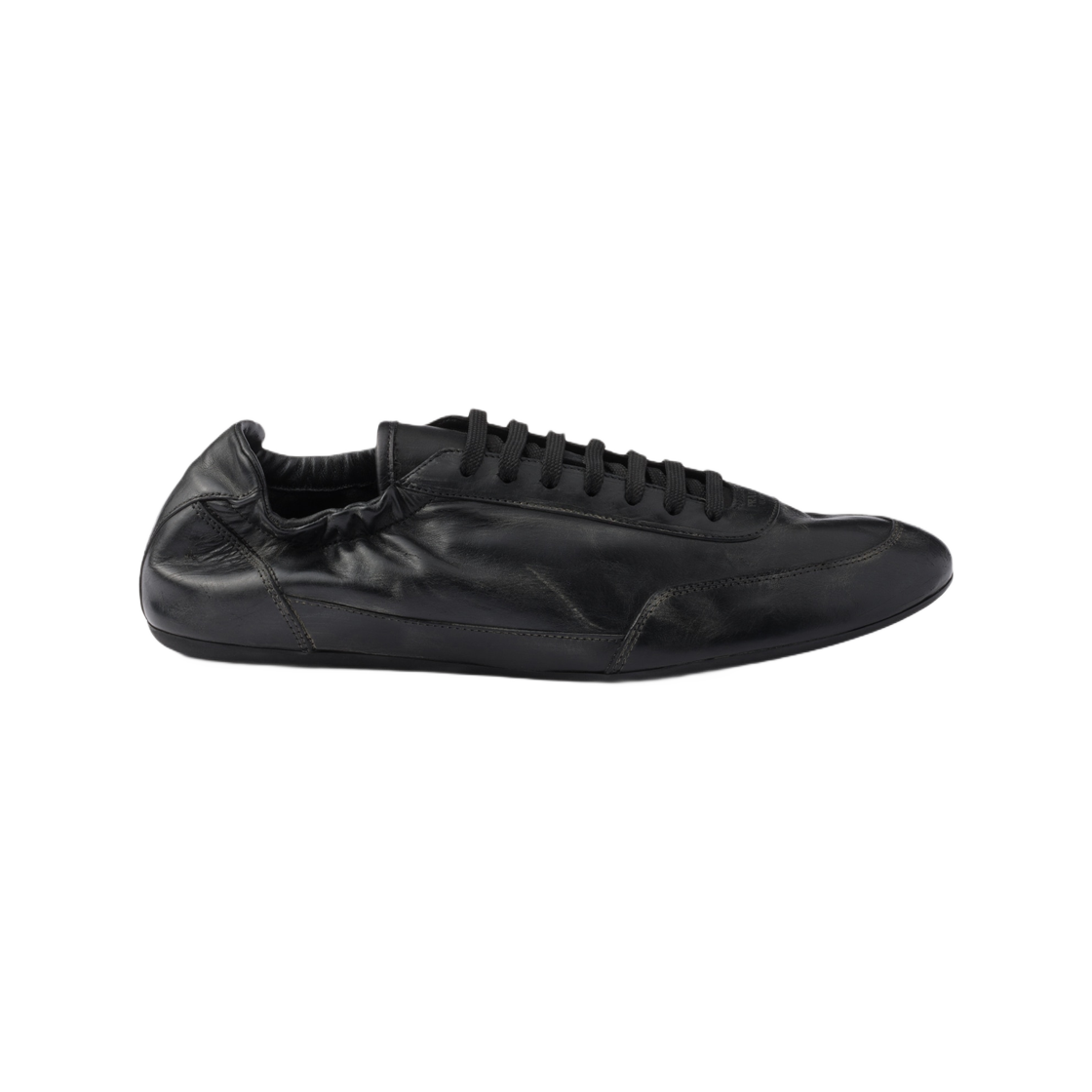 프라다 컬랩스 레더 스니커즈 블랙(Prada Collapse Leather Sneakers Black)