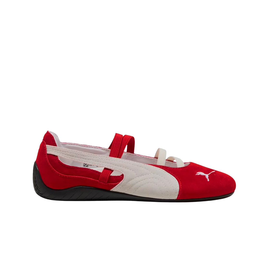 (W) 푸마 스피드캣 발레 스웨이드 푸마 레드 푸마 화이트((W) Puma Speedcat Ballet Suede Puma Red Puma White)