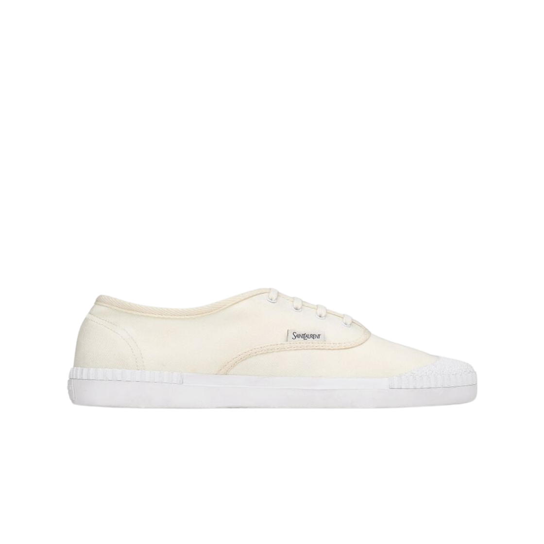 776199-GUZ00-9016 Saint Laurent WES Sneakers in Canvas Milk