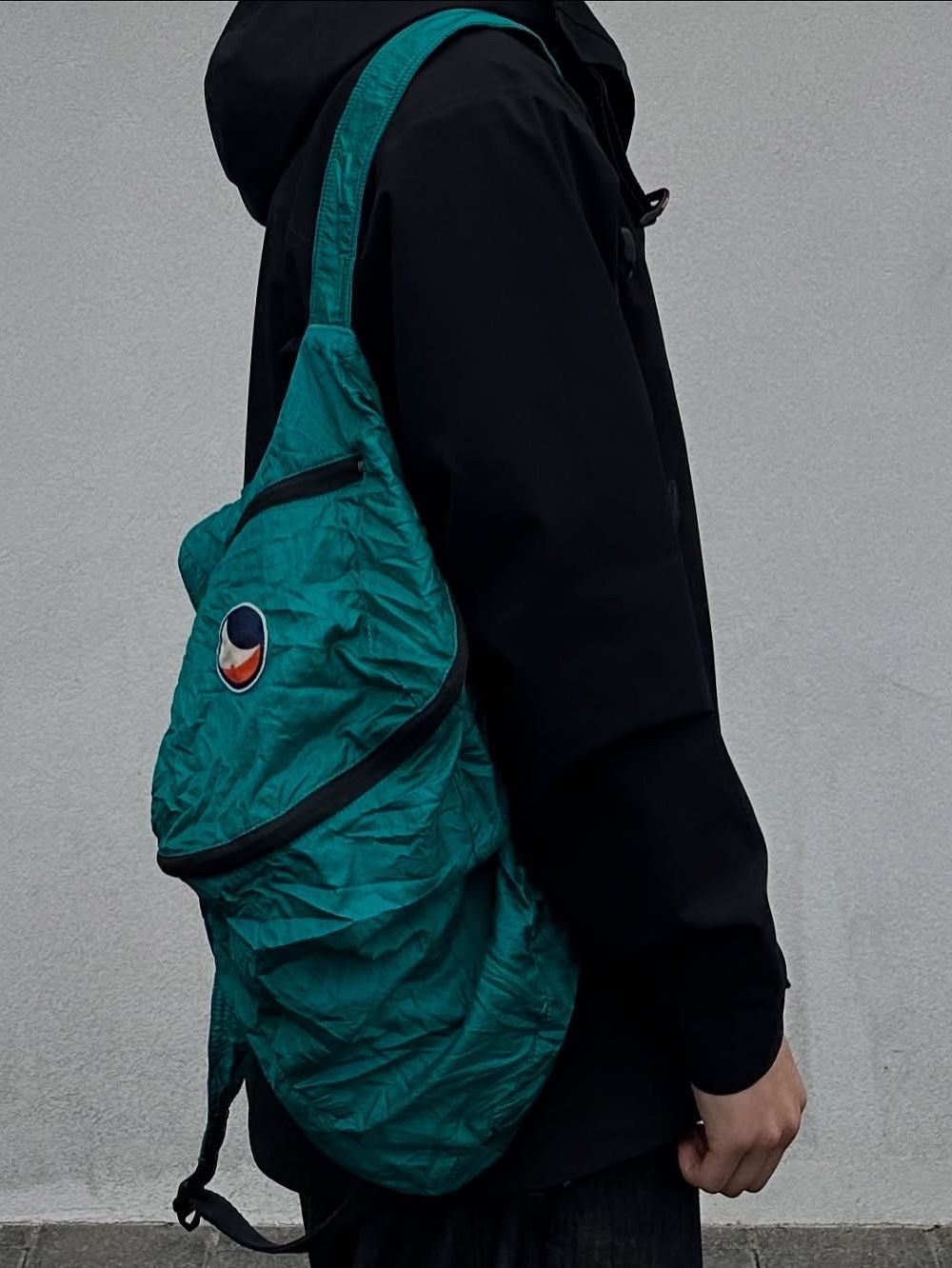 Ticket To The Moon Backpack Plus 25L Emerald Green 착용 스타일